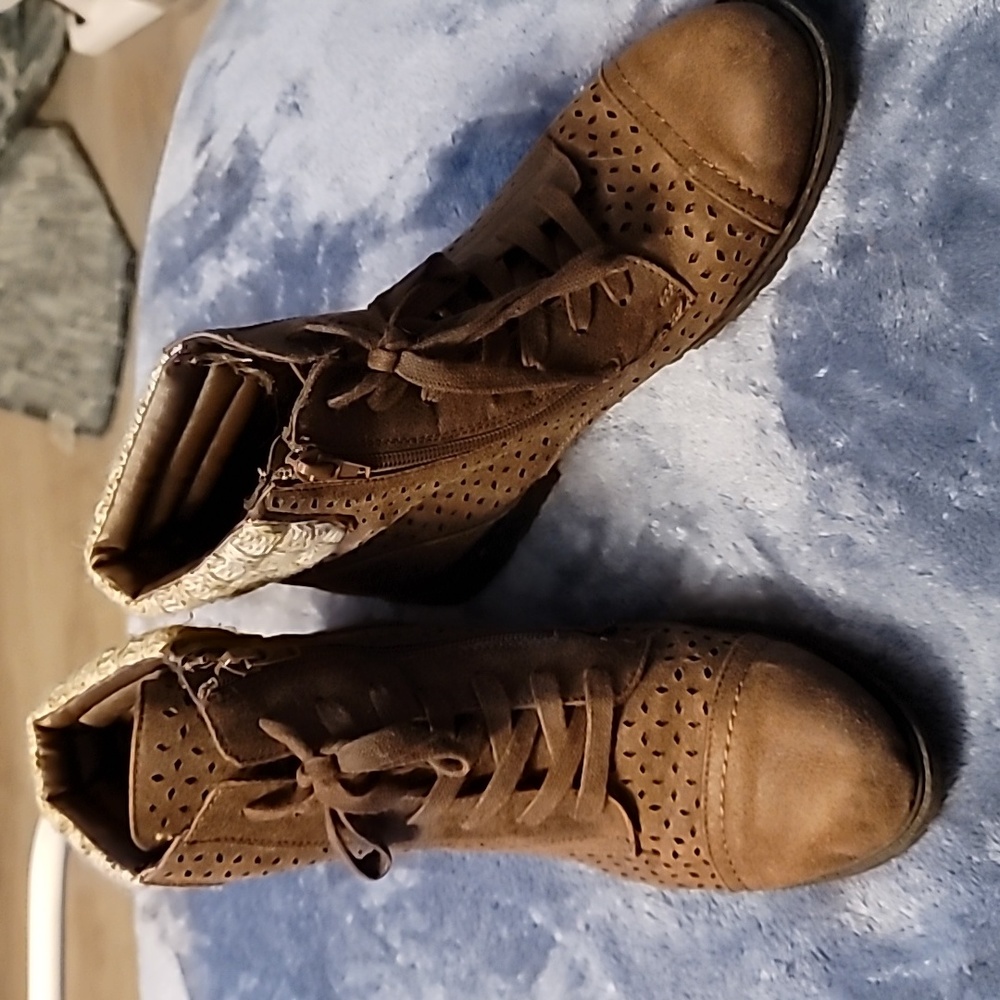 Brown Combat Boots